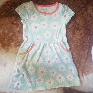 Teal flower dress